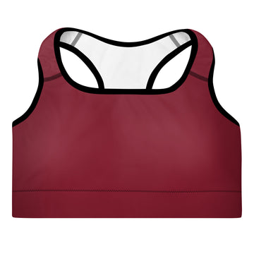 Red Padded Sports Bra