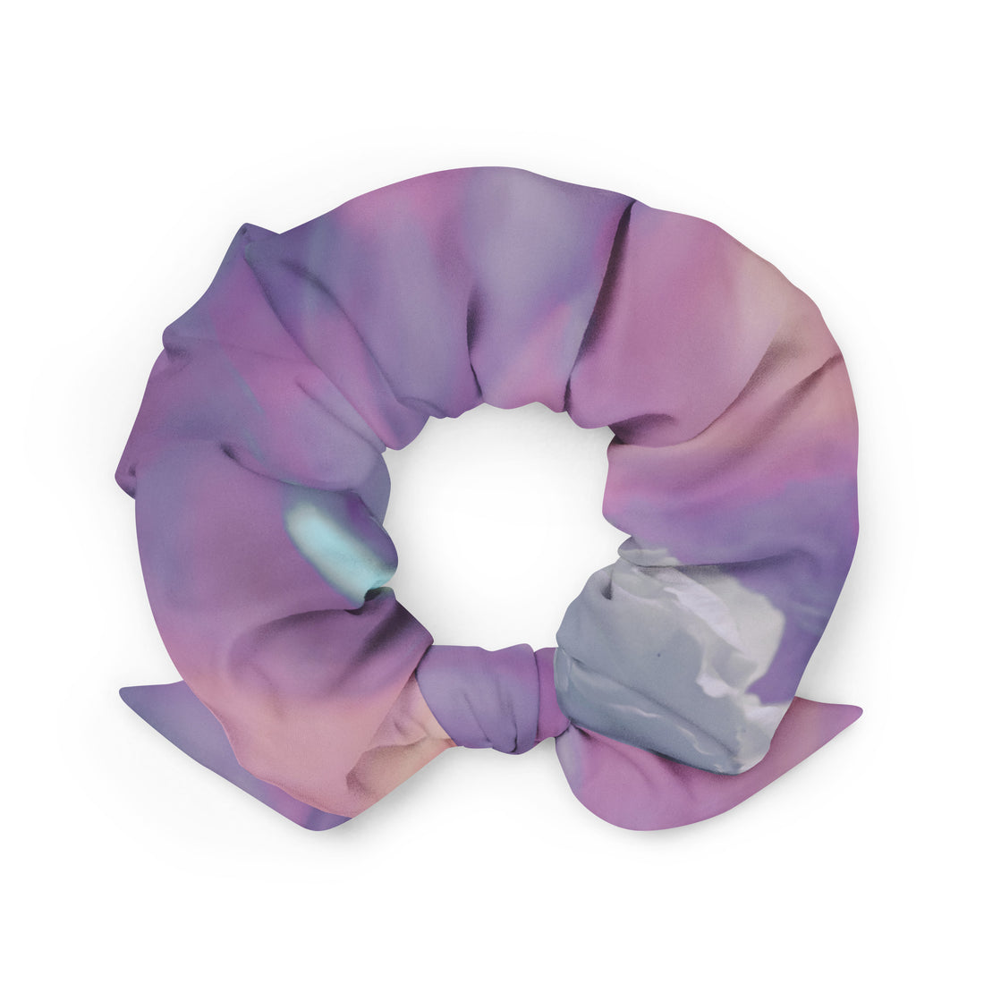 Pink Purple Recycled Scrunchie