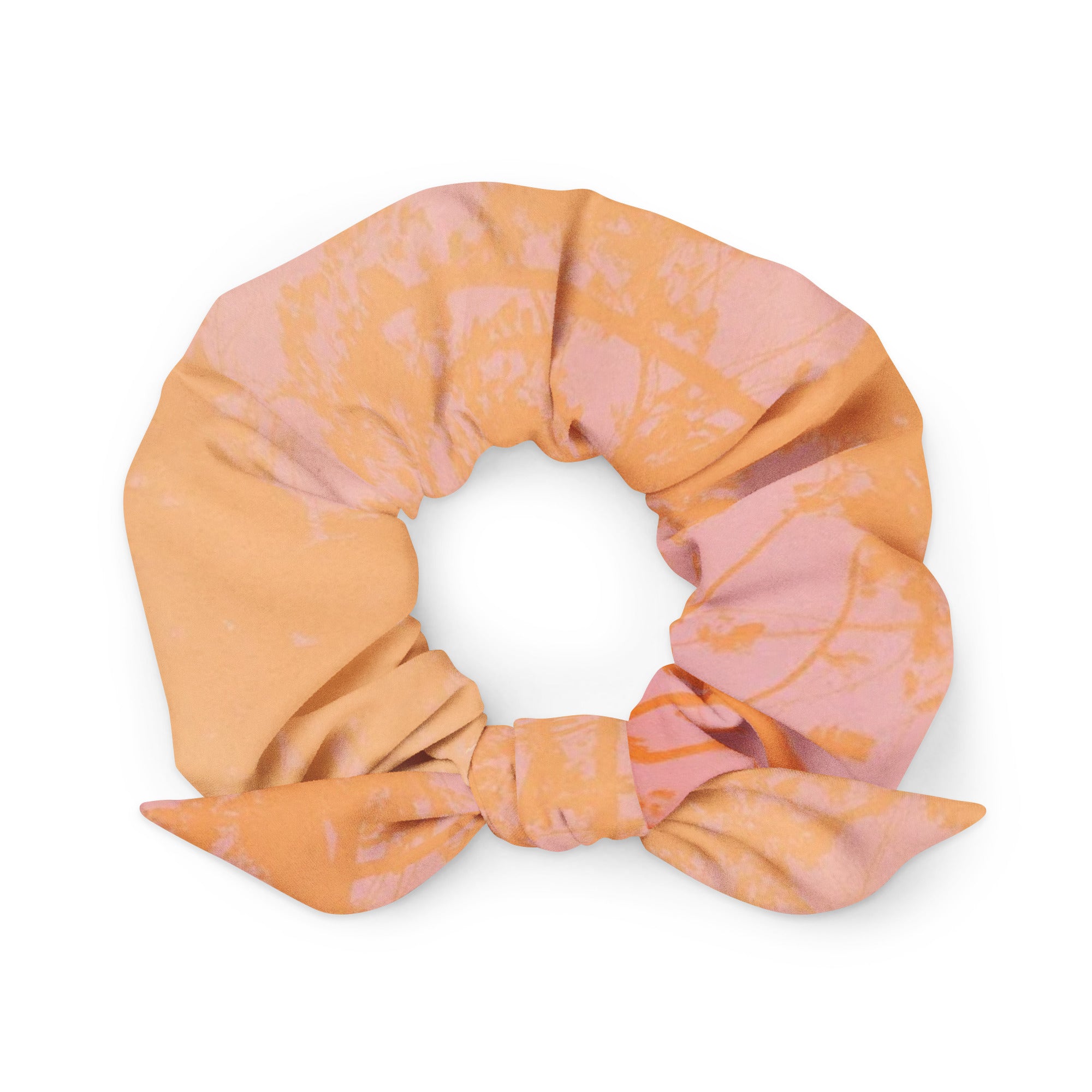 Orange Recycled Scrunchie