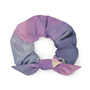 Pink Purple Recycled Scrunchie