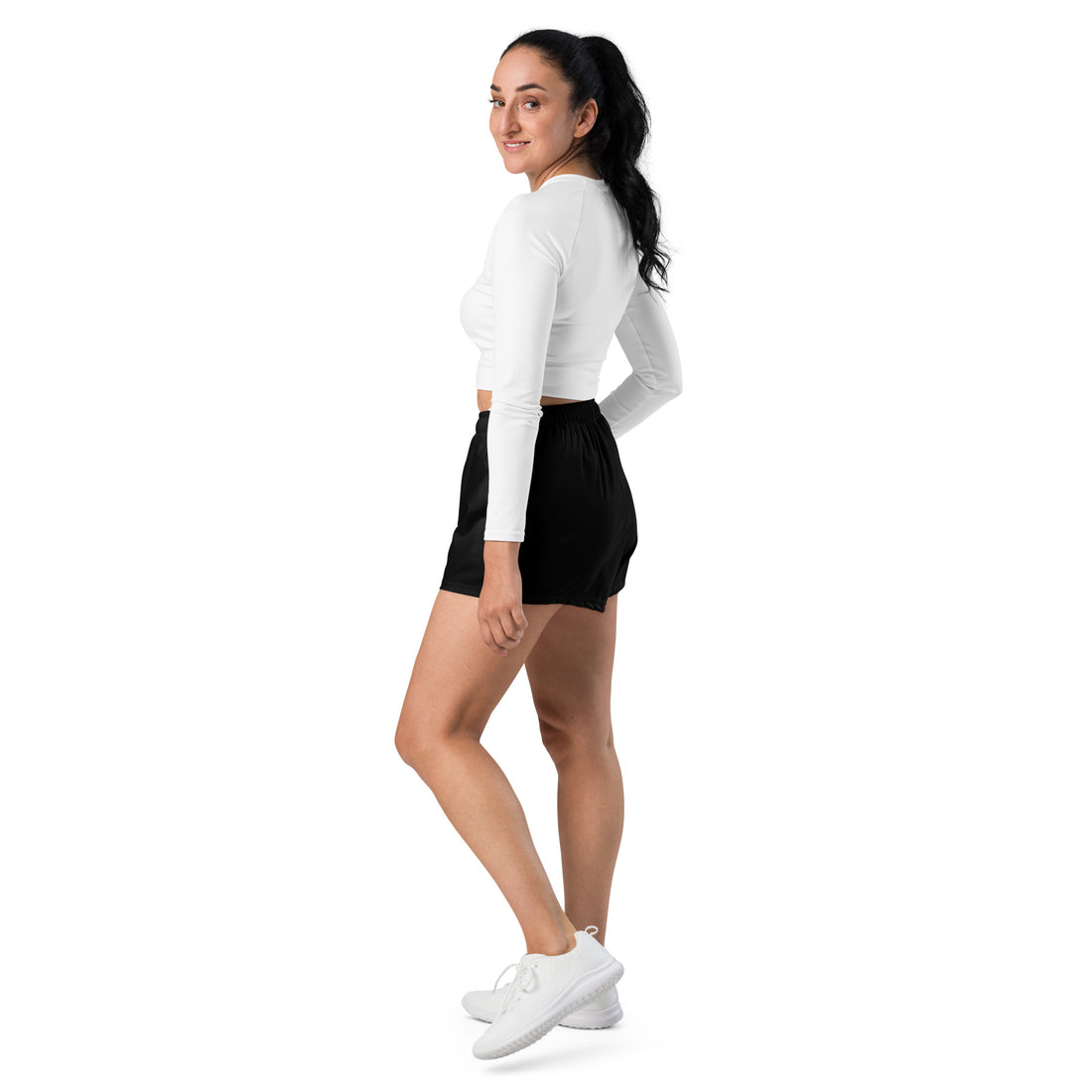 Black Women’s Recycled Athletic Shorts