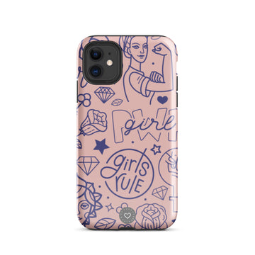 Girls Rule Tough Case for iPhone®