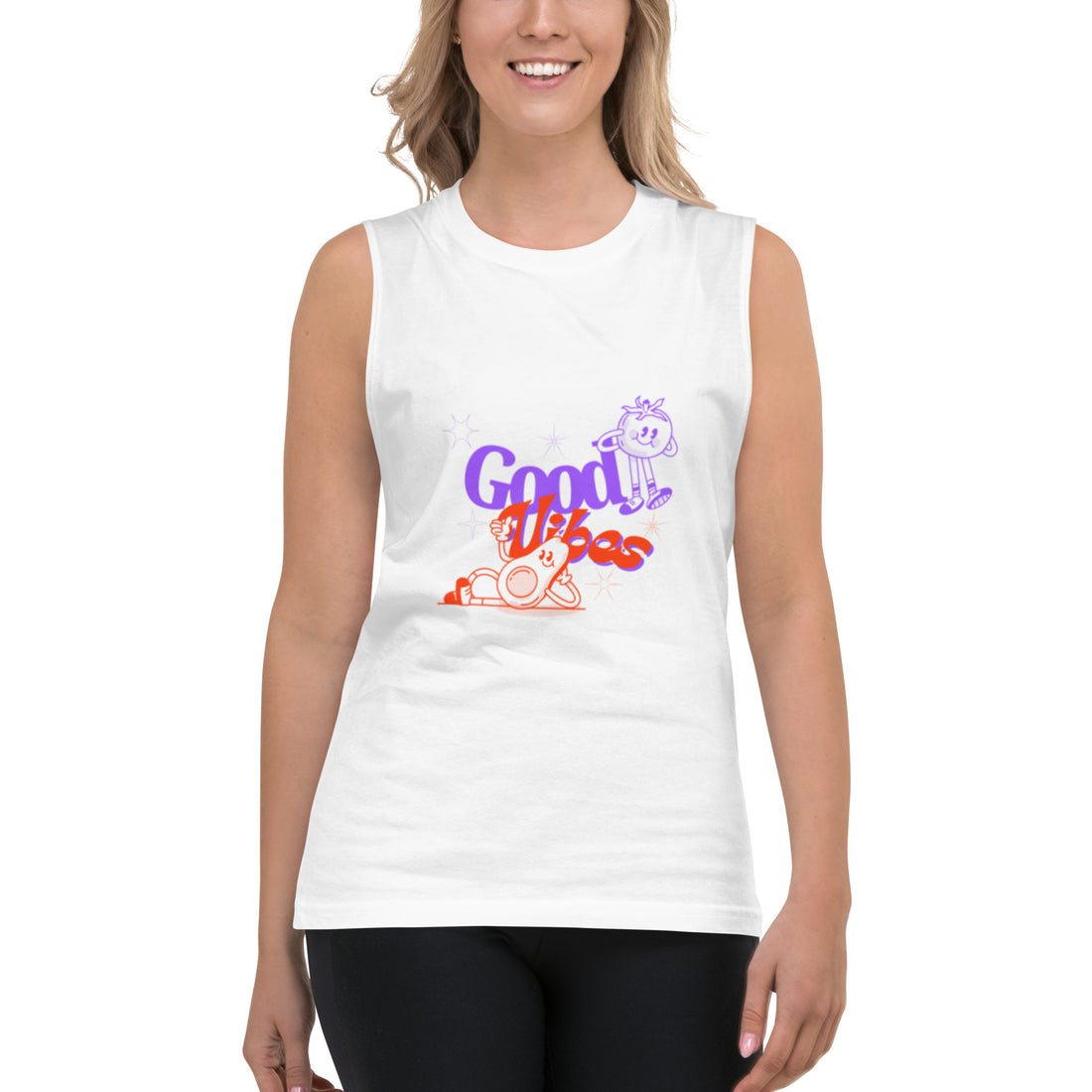 Good Vibes Sleeveless Shirt