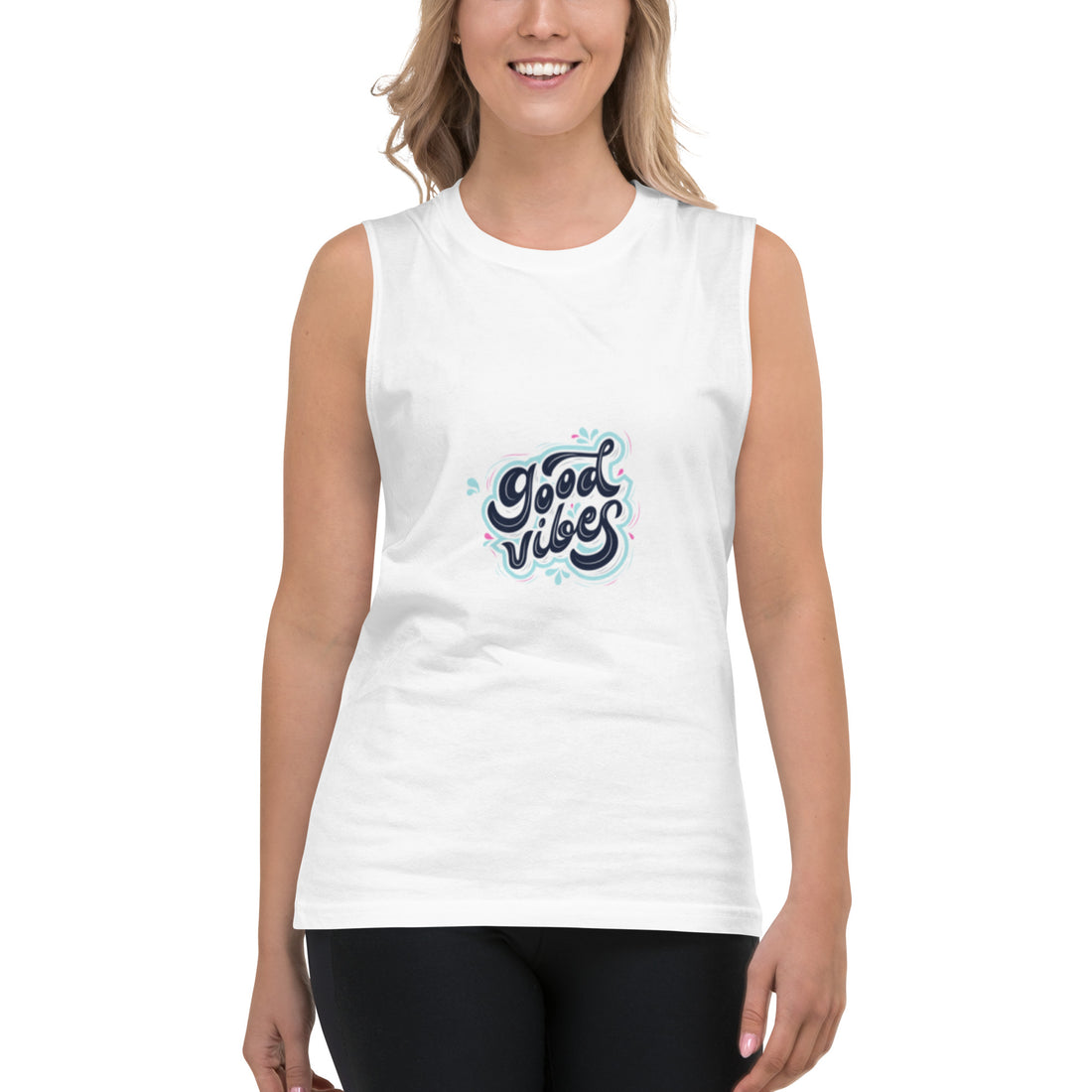 Good Vibes Sleeveless Shirt