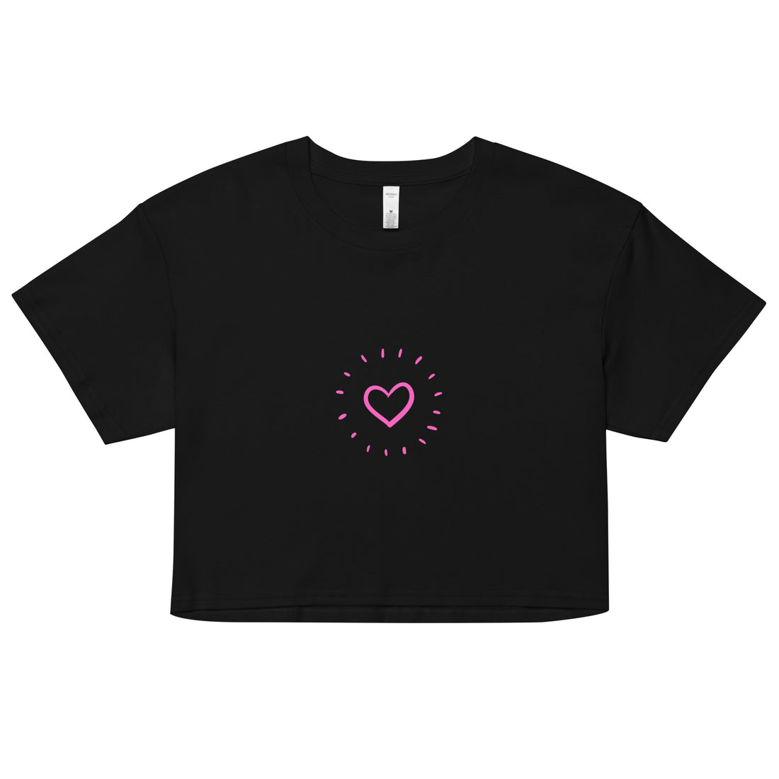 Heart Women’s crop top